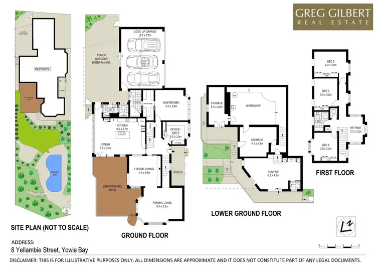 Floorplan of Homely house listing, 8 Yellambie Street, Yowie Bay NSW 2228
