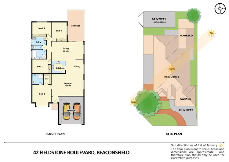 Floorplan of Homely house listing, 42 Fieldstone Boulevard, Beaconsfield VIC 3807