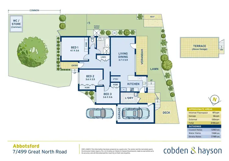 Floorplan of Homely house listing, 7/499 Great North Road, Abbotsford NSW 2046