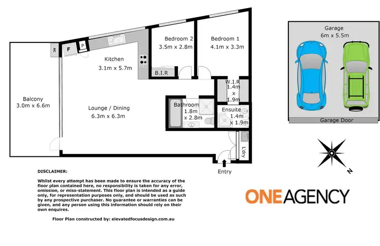 Floorplan of Homely apartment listing, 16/67 Warrangarree Drive, Woronora Heights NSW 2233