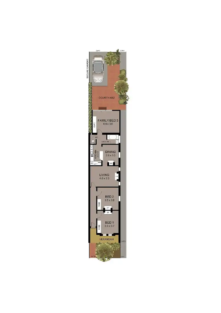 Floorplan of Homely house listing, 41 Carrington Street, Summer Hill NSW 2130