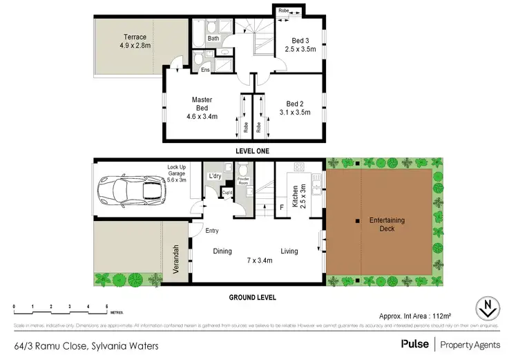 Floorplan of Homely townhouse listing, 64/3 Ramu Close, Sylvania Waters NSW 2224