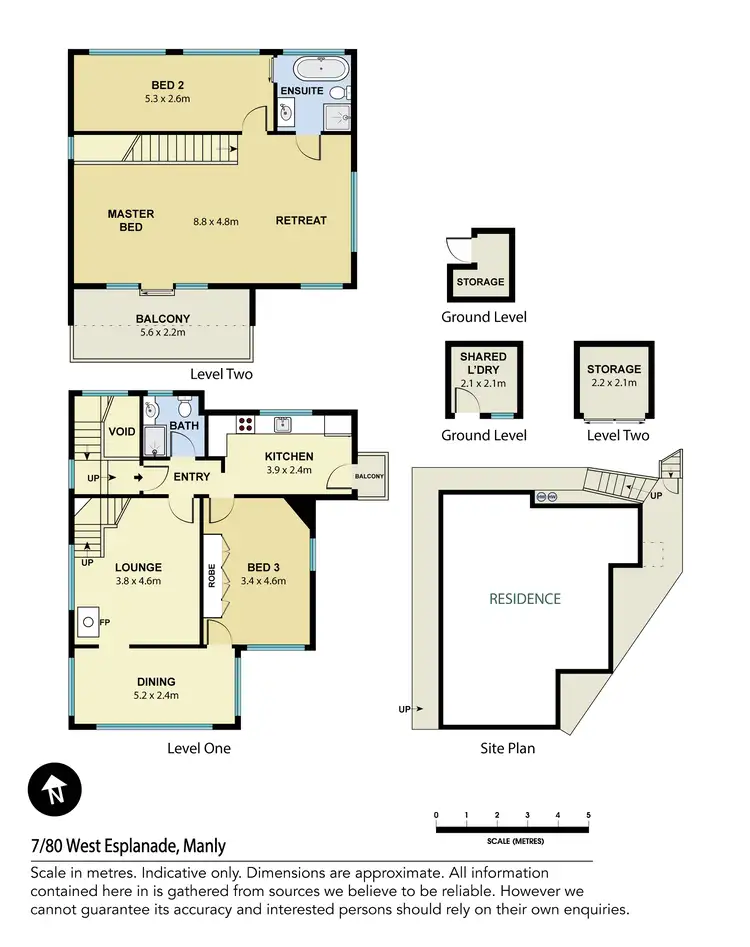 Floorplan of Homely apartment listing, 7/80 West Esplanade, Manly NSW 2095