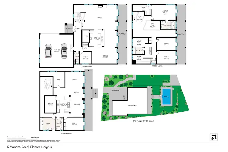 Floorplan of Homely house listing, 5 Marinna Road, Elanora Heights NSW 2101