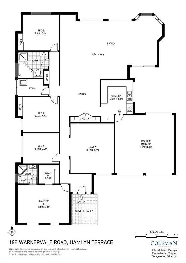 Floorplan of Homely house listing, 192 Warnervale Road, Hamlyn Terrace NSW 2259