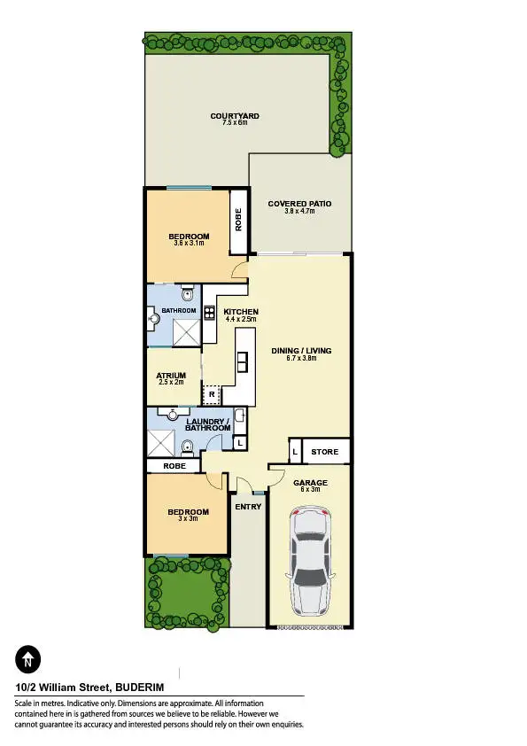 Floorplan of Homely unit listing, 10/2 William Street, Buderim QLD 4556