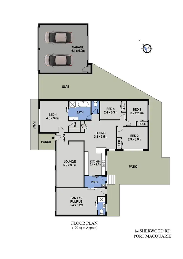 Floorplan of Homely house listing, 14 Sherwood Road, Port Macquarie NSW 2444