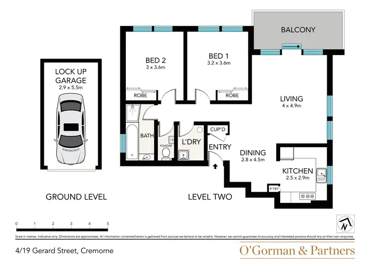 Floorplan of Homely apartment listing, 4/19 Gerard Street, Cremorne NSW 2090