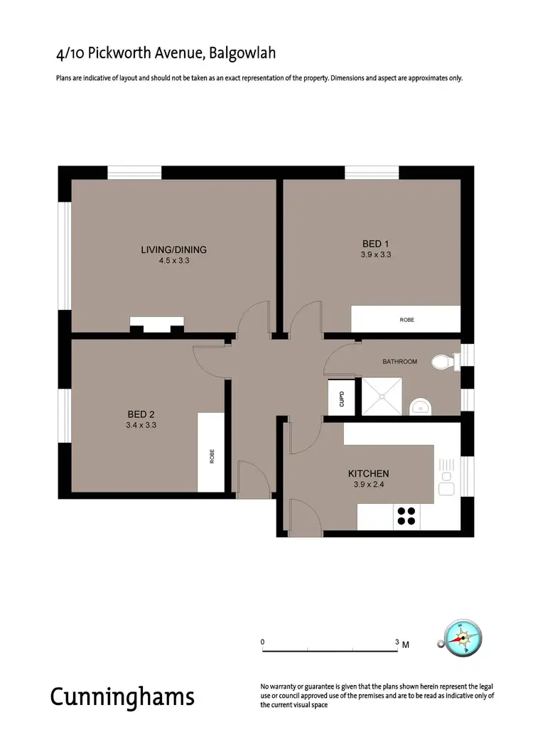 Floorplan of Homely apartment listing, 4/10 Pickworth Avenue, Balgowlah NSW 2093