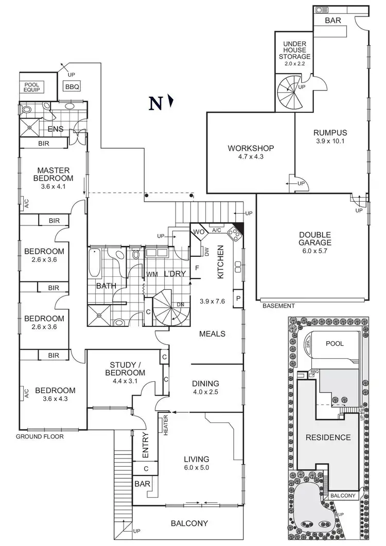 Floorplan of Homely house listing, 91 Macedon Road, Templestowe Lower VIC 3107