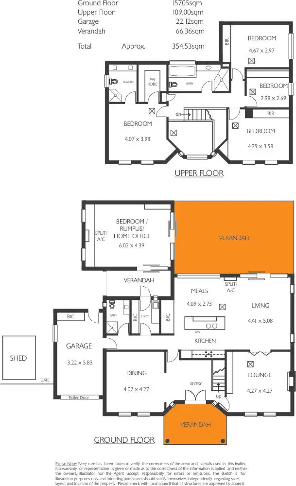 Floorplan of Homely house listing, 5 Giles Street, Magill SA 5072