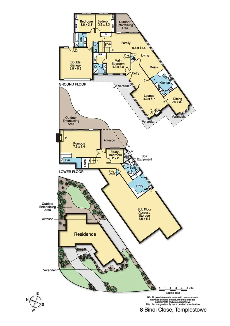 Floorplan of Homely house listing, 8 Bindi Close, Templestowe VIC 3106