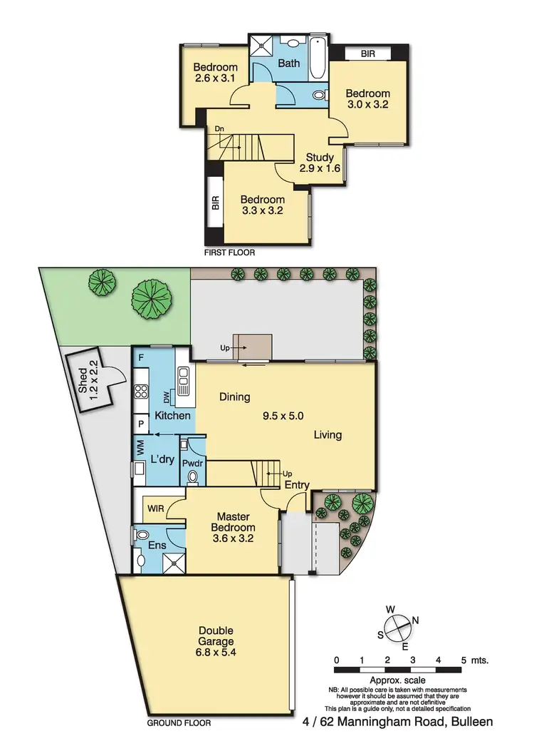 Floorplan of Homely townhouse listing, 4/62 Manningham Road, Bulleen VIC 3105