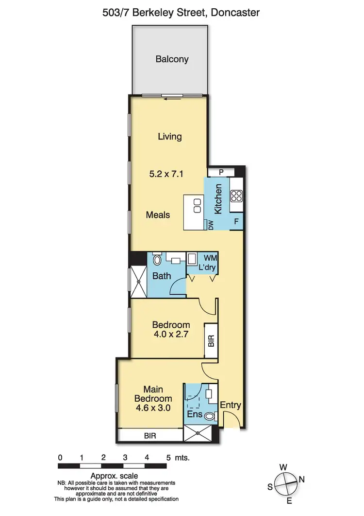 Floorplan of Homely apartment listing, 503/7 Berkeley Street, Doncaster VIC 3108