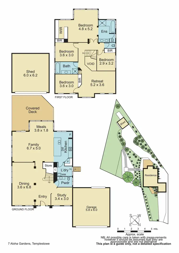 Floorplan of Homely house listing, 7 Aloha Gardens, Templestowe VIC 3106