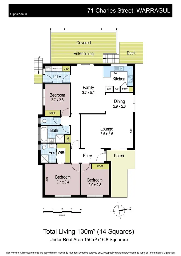 Floorplan of Homely house listing, 71 Charles Street, Warragul VIC 3820