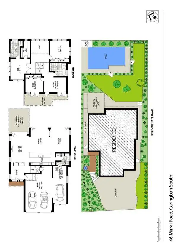 Floorplan of Homely house listing, 46 Mirral Road, Lilli Pilli NSW 2229