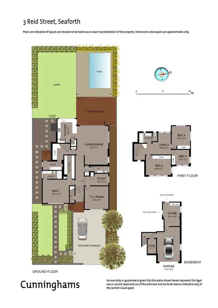 Floorplan of Homely house listing, 3 Reid Street, Seaforth NSW 2092
