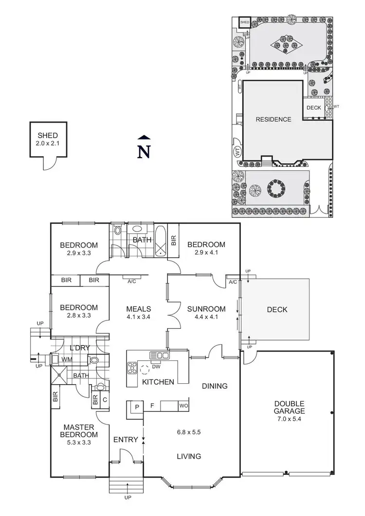 Floorplan of Homely house listing, 41 Bordeaux Street, Doncaster VIC 3108