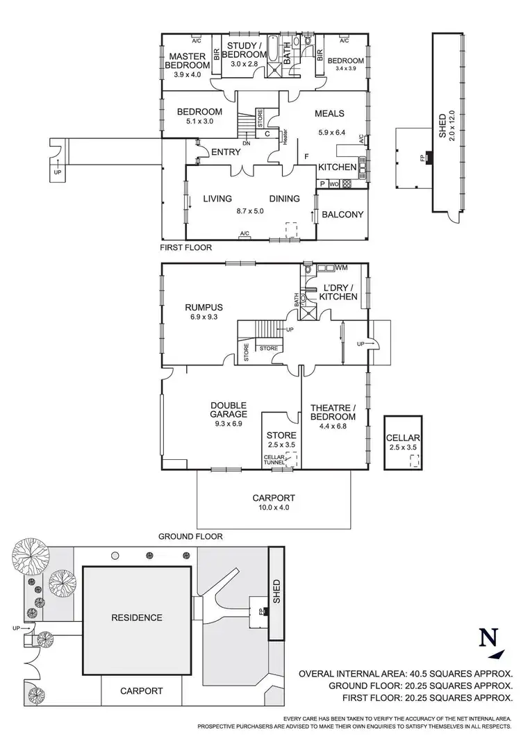 Floorplan of Homely house listing, 59 Wetherby Road, Doncaster VIC 3108