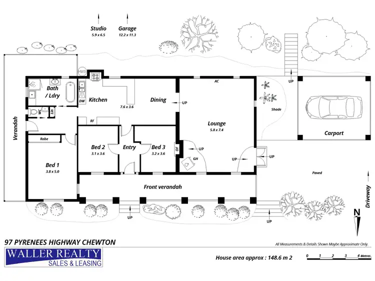 Floorplan of Homely house listing, 87 Main Road, Chewton VIC 3451