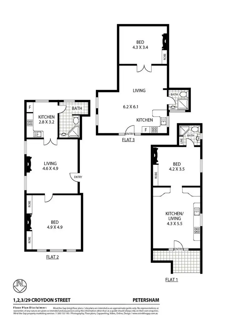 Floorplan of Homely house listing, 29 Croydon Street, Petersham NSW 2049