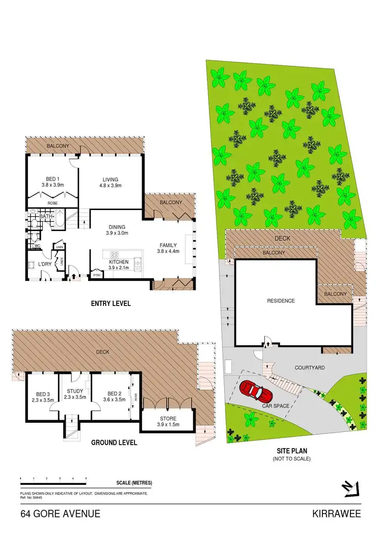 Floorplan of Homely house listing, 64 Gore Avenue, Kirrawee NSW 2232