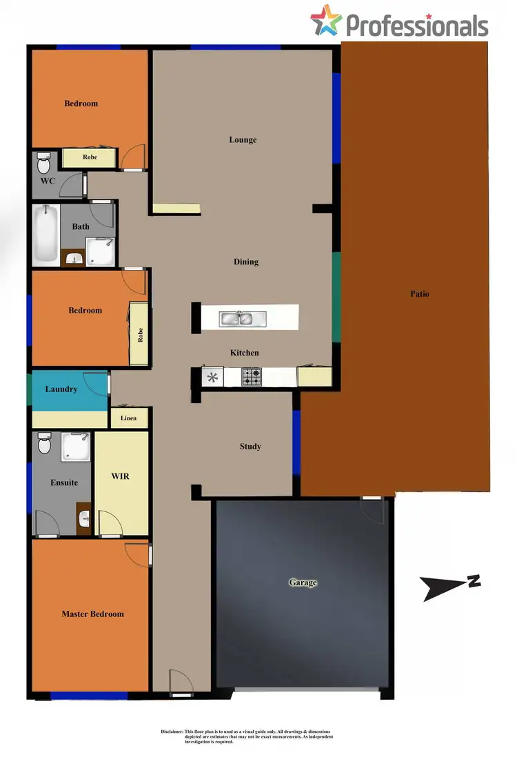Floorplan of Homely house listing, 26 Cunningham Chase, Burnside Heights VIC 3023