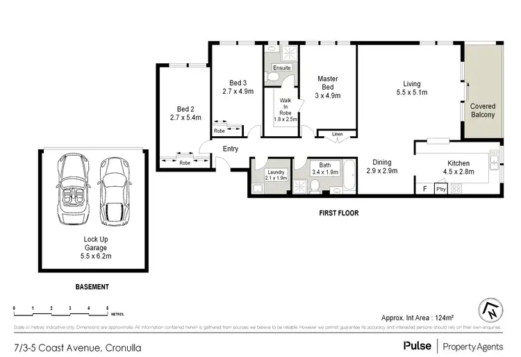 Floorplan of Homely apartment listing, 7/3-5 Coast Avenue, Cronulla NSW 2230