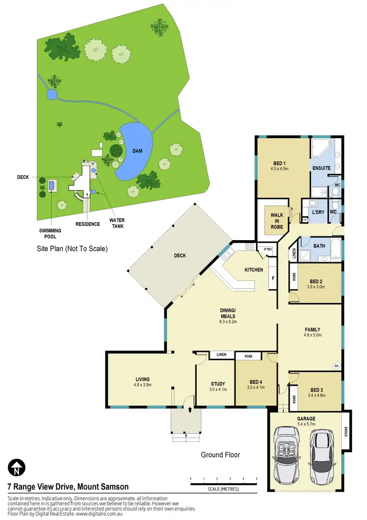 Floorplan of Homely house listing, 7 Range View Drive, Mount Samson QLD 4520