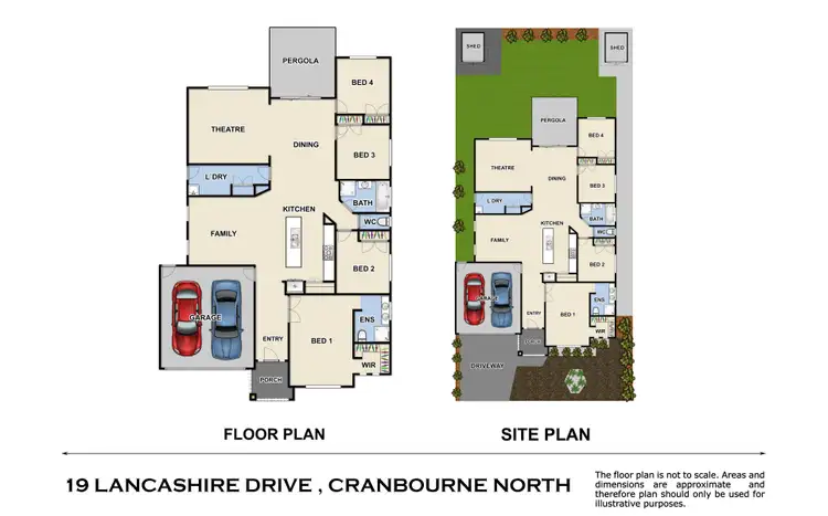 Floorplan of Homely house listing, 19 Lancashire Drive, Cranbourne North VIC 3977