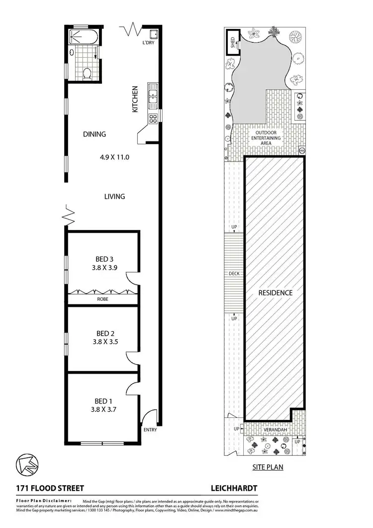 Floorplan of Homely house listing, 171 Flood Street, Leichhardt NSW 2040