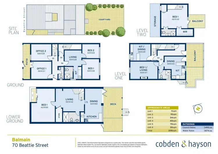 Floorplan of Homely house listing, 70 Beattie Street, Balmain NSW 2041