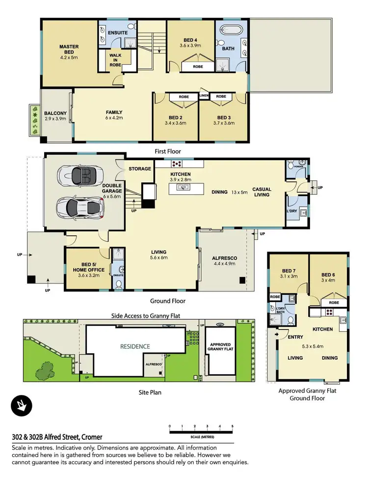 Floorplan of Homely house listing, 302 & 302B Alfred Street, Cromer NSW 2099