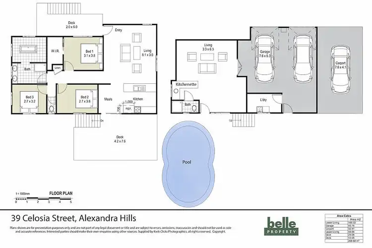 Floorplan of Homely house listing, 39 Celosia Street, Alexandra Hills QLD 4161
