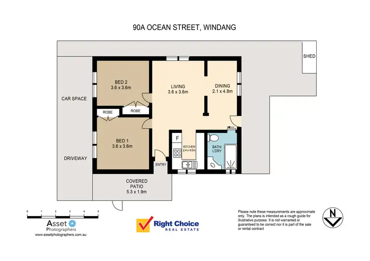 Floorplan of Homely villa listing, 90a Ocean Street, Windang NSW 2528