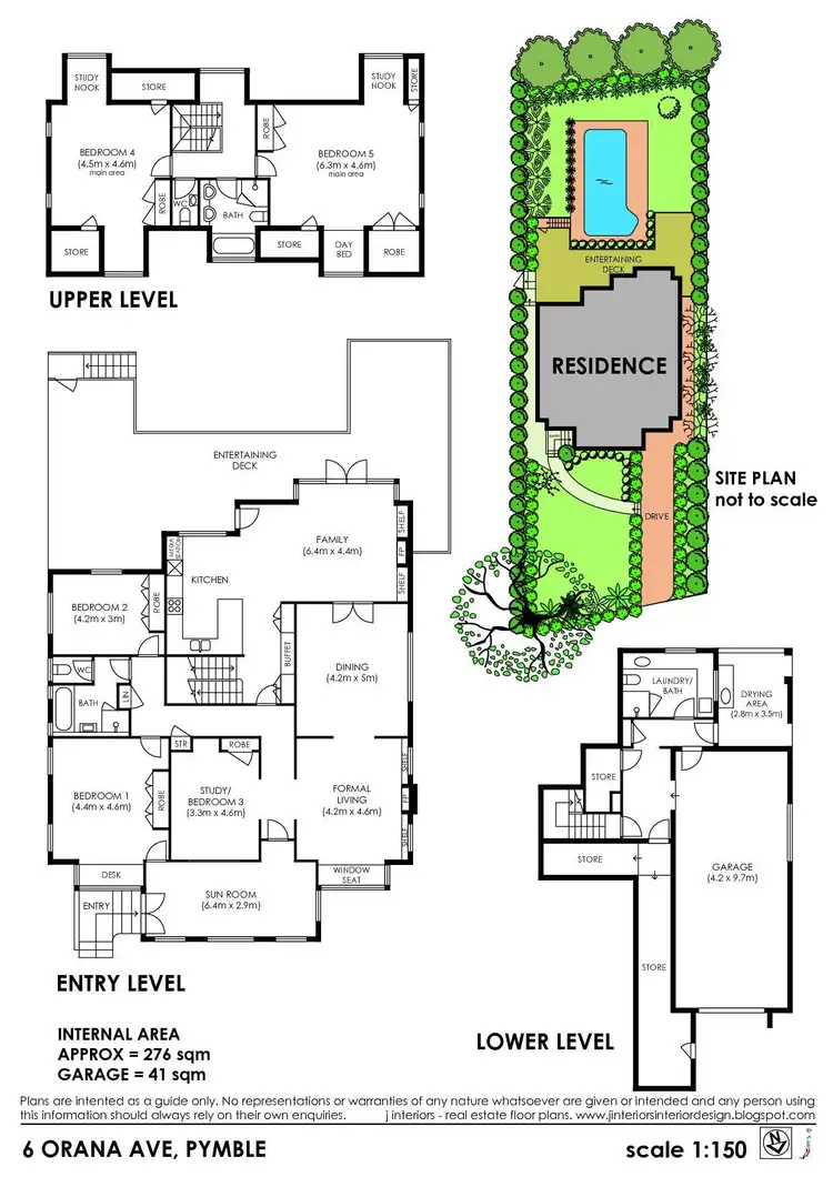 Floorplan of Homely house listing, 6 Orana Avenue, Pymble NSW 2073