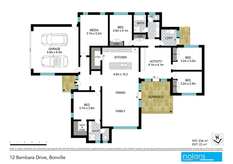 Floorplan of Homely house listing, 12 Bambara Drive, Bonville NSW 2450