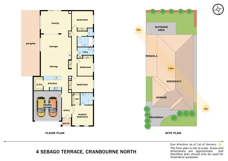 Floorplan of Homely house listing, 4 Sebago Terrace, Cranbourne North VIC 3977