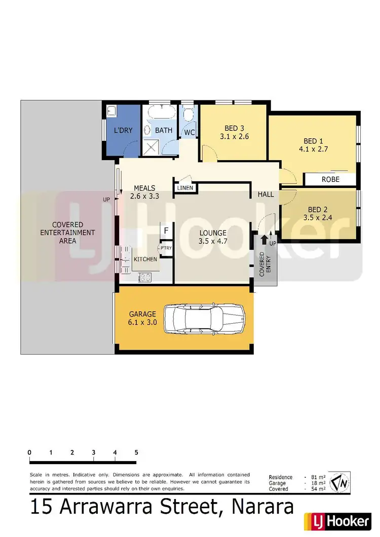 Floorplan of Homely house listing, 15 Arrawarra Street, Narara NSW 2250
