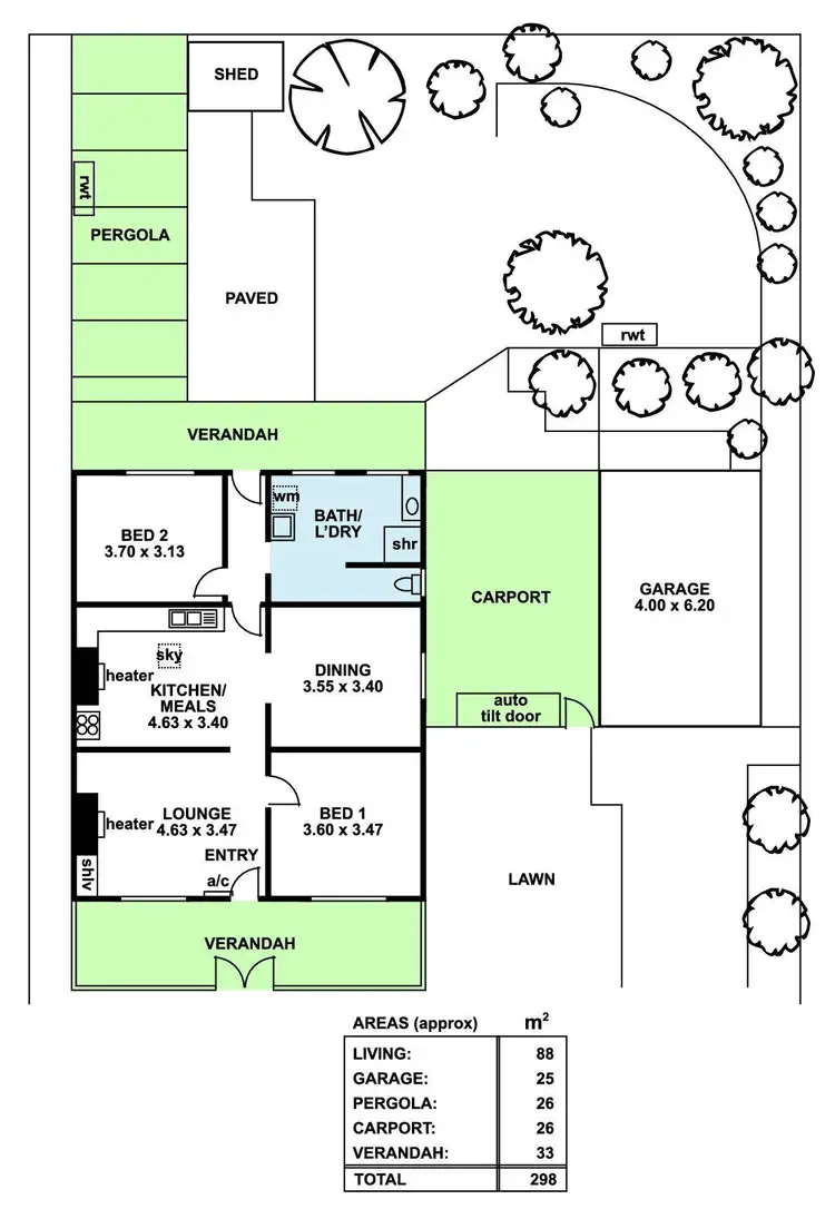 Floorplan of Homely house listing, 18 Gordon Street, Semaphore Park SA 5019