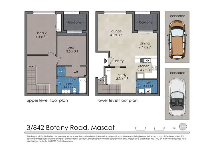 Floorplan of Homely unit listing, 3/842 Botany Road, Mascot NSW 2020