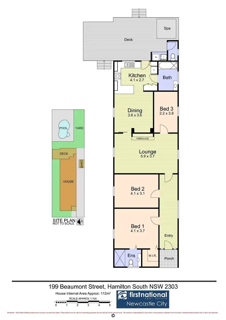 Floorplan of Homely house listing, 199 Beaumont Street, Hamilton South NSW 2303