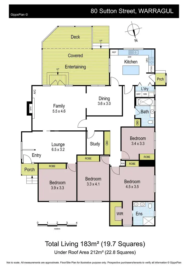 Floorplan of Homely house listing, 80 Sutton Street, Warragul VIC 3820