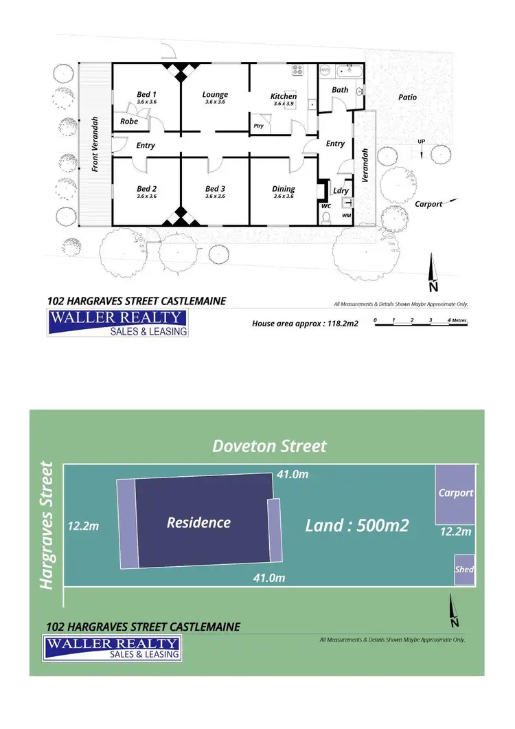 Floorplan of Homely house listing, 102 Hargraves Street, Castlemaine VIC 3450
