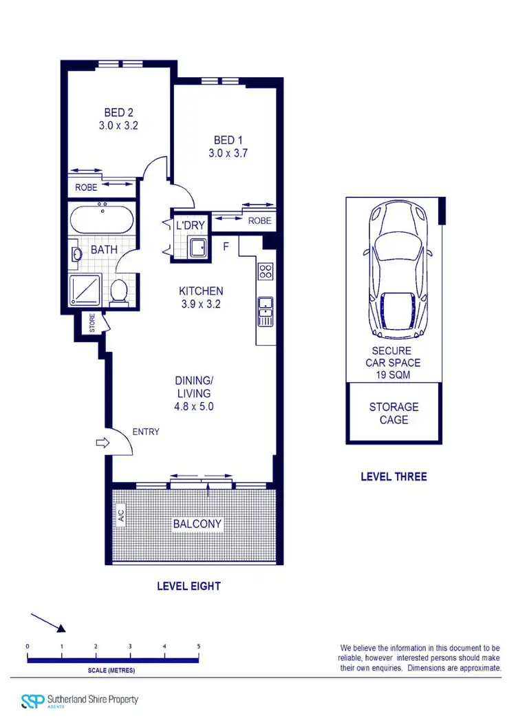 Floorplan of Homely apartment listing, 45/360 Kingsway, Caringbah NSW 2229