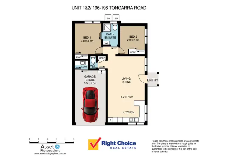 Floorplan of Homely villa listing, 1/196-198 Tongarra Road, Albion Park NSW 2527