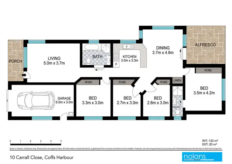 Floorplan of Homely house listing, 10 Carrall Close, Coffs Harbour NSW 2450