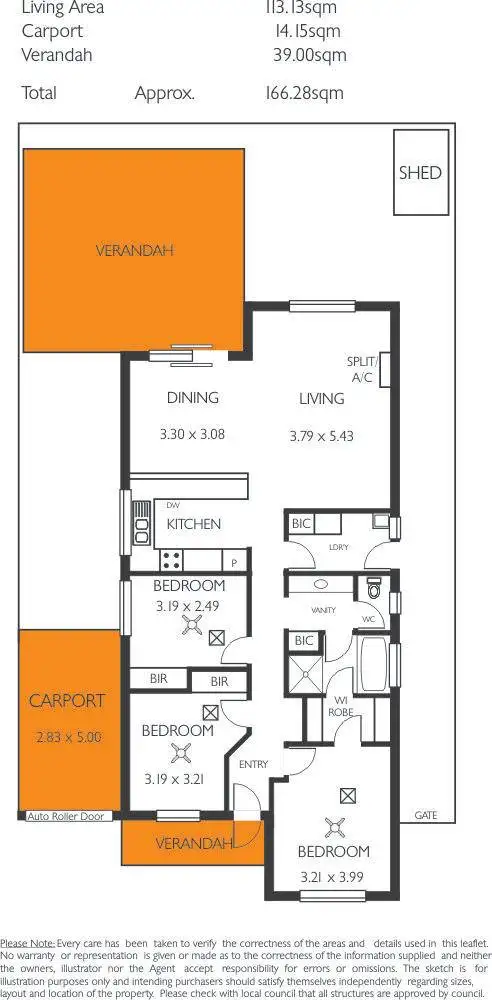 Floorplan of Homely house listing, 12 Warren Street, Angle Park SA 5010