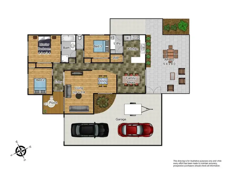 Floorplan of Homely house listing, 6 Peebles Street, Endeavour Hills VIC 3802